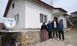 Isparta Belediyesi'nden evi yanan aileye yeni ev