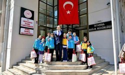 İstanbul İl Sağlık Müdürü Doç. Dr. Abdullah Emre Güner çocukları makamında ağırladı