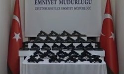 İstanbul'da kaçak silah operasyonu: 91 tabanca ele geçirildi