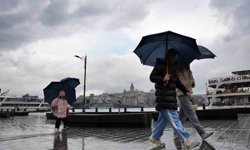 İstanbul'da yağmur sonrası manzara havadan görüntülendi