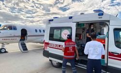 Kalp hastası bebek ambulans uçakla İstanbul'a sevk edildi