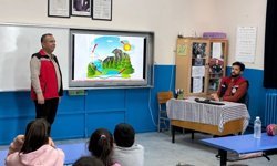 Karacasu'da öğrencilere su verimliliğinin önemi anlatıldı