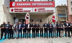 Karaman'da Larende Vergi Dairesi dualarla açıldı