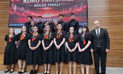 Kastamonulu öğrenciler koro yarışmasının bölge finalinde 1'inci oldu