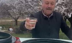 Kayısı bahçelerinde 'zemzemli' ilaçlama