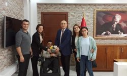 Kaymakam İlhan engellileri ağırladı