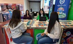 Kayseri Kitap Fuarı'nda çocukların keyfi yerinde