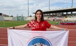 Kayserili sporcu Türkiye rekoru kırarak olimpiyat barajını aştı
