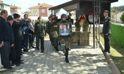 Kıbrıs gazisi, askeri törenle son yolculuğuna uğurlandı