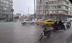 Kilis'te kuvvetli yağış etkili oldu