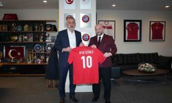 Kırkpınar Ağası Özünlü, Başkan Hacıosmanoğlu ve Başkan Vekili Otyakmaz'ı ziyaret etti