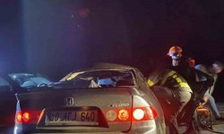 Kırşehir'de iki otomobil çarpıştı: 6 yaralı