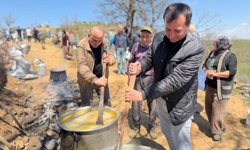 Kızılçukur'da yağmur duası geleneği yaşatıldı