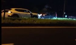 Korna seslerine aldırmadı: Trafiği tehlikeye atan ters yön sürücüsü kamerada