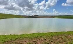 Kuraklıkla kuruma noktasına gelen gölet yağışlarla yeniden canlandı