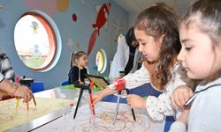 Kur'an kursunun minik öğrencilerinden Robotik Kodlama Şenliği