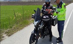 Kütahya'da motosiklet ve motorlu bisiklet sürücülerine yönelik özel denetim