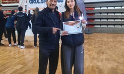 Kütahyalı sporcu Güllüzar Nas Türkiye ikincisi oldu