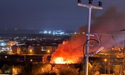 Lüleburgaz'da korkutan yangın