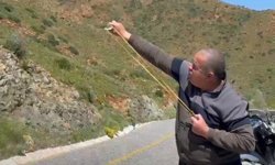 Marmaris'te sapanla tohum topu attılar