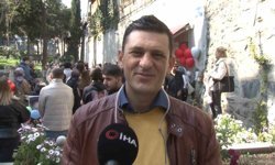 Mattia Ahmet Minguzzi'nin ailesi, doğum günü olan 23 Nisan'da çocuklarının mezarını ziyaret etti