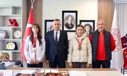 Milli boksörlerden İl Müdürü Dorul'a ziyaret