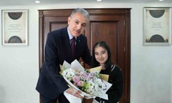 Minik Ela Naz, valilik koltuğuna oturdu