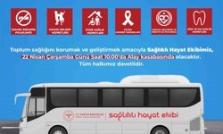 Mobil sağlık hizmetleri alay kasabasında vatandaşlara sağlık hizmeti verecek