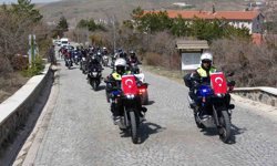 Motosiklet tutkunları Çamlık Milli Parkı'nda buluştu