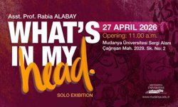 Mudanya Üniversitesi Dr. Öğr. Üyesi Alabay'ın 2. kişisel sergisi sanatseverle buluşuyor