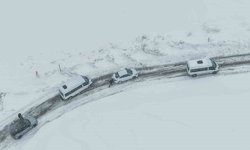 Muş'ta kar ve tipi: Mahsur kalan 50 kişi kurtarıldı