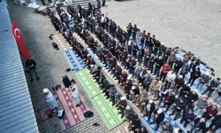 Nasreddin Hoca Mahallesi'nde yağmur ve şükür duası yapıldı