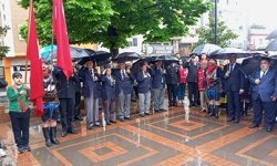 Nazilli'de 23 Nisan yağmur altında kutlandı