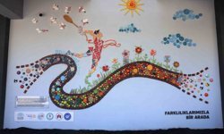 Nilüfer'de renkli dayanışma: Sanat ve sevgi panosu