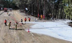 Ormancılar kıyasıya yarıştı