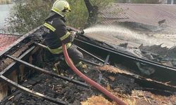 Ortaca Dalyan'da çatı yangını