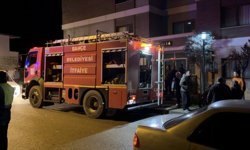 Osmaniye'de apartman dairesinde yangın