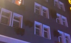 Otel odasındaki yangın itfaiye ve 112'yi alarma geçirdi