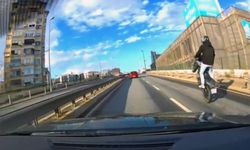 Pendik'te trafikte akrobatik hareket yapan motosiklet sürücüsüne 46 bin TL ceza