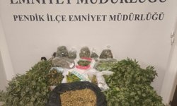 Pendik'te uyuşturucu operasyonu: 10 kilo marihuana ele geçirildi
