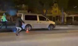 Polisin üzerine araç süren sürücüye 200 bin TL ceza