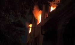 Reyhanlı'da ev yangını