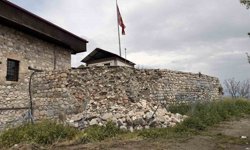 Roma İmparatoru Sezar'ın 'Geldim, gördüm, yendim' dediği kale surlarında çökme yaşandı