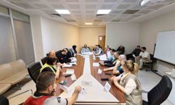 Sağlık ekipleri Düzce' de masa başı tatbikatı yaptı