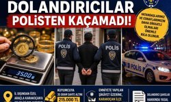 Sahte altın bozduran dolandırıcılar polisten kaçamadı