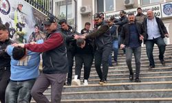 Sarıyer'de mezarlıktaki silahlı çatışmanın 6 şüphelisi adliyeye sevk edildi