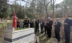 Şehit Polis Memuru Mustafa Yavuz mezarı başında anıldı