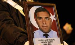 Şehit polis memuru Seçkin Yalçın, memleketi Elazığ'da törenle karşılandı