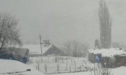 Siirt'te nisan ayında kar sürprizi