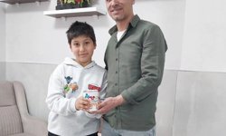 Simav'da minik yürekten büyük bağış